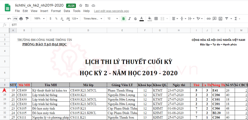 cach co dinh dong va cot trong excel 19