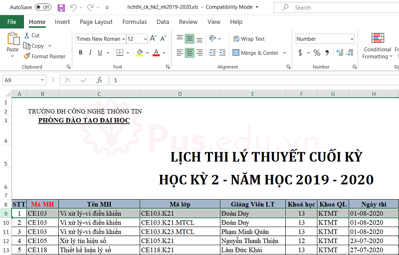 cach co dinh dong va cot trong excel 3