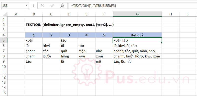 ham textjoin trong excel 1