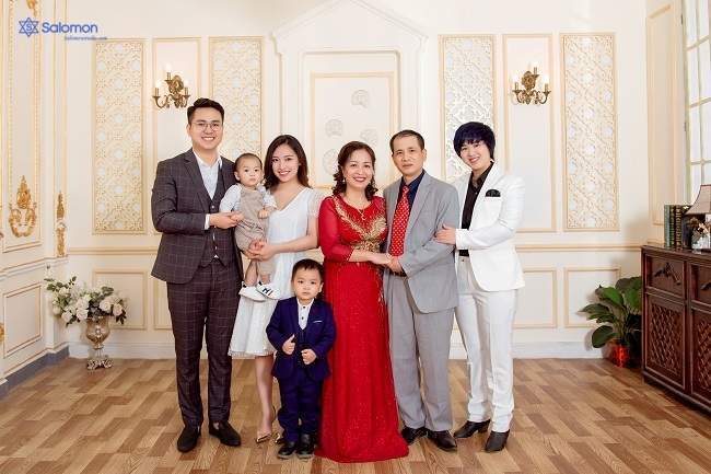 chụp ảnh gia đình ở Thanh Xuân