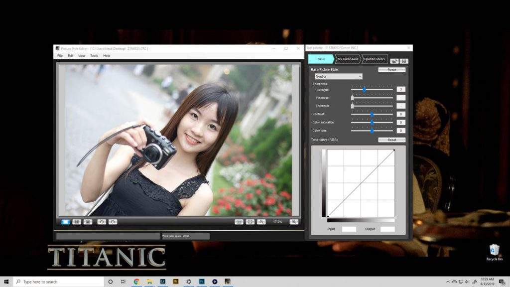 Canon Picture Style Editor