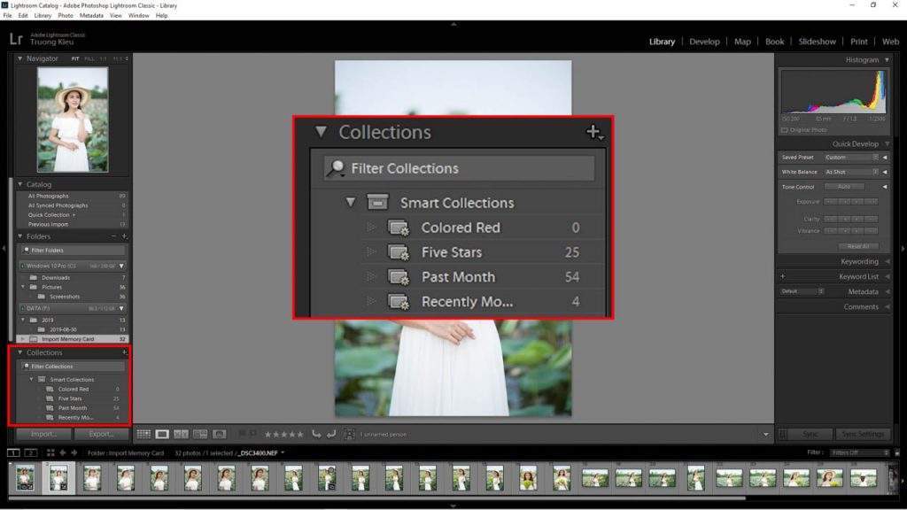 Collections in Lightroom Classic