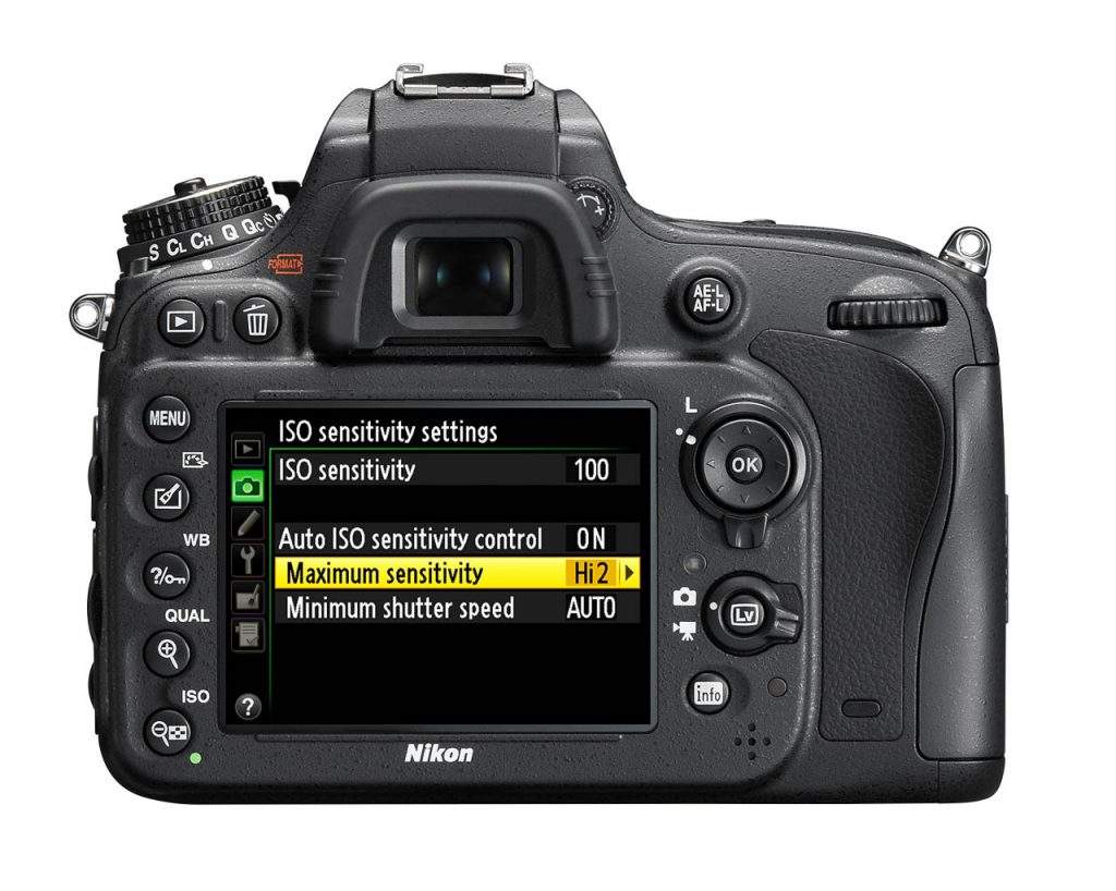 Maximum ISO Nikon D610