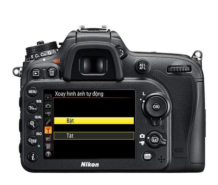 Nikon D7200 Auto Rotation