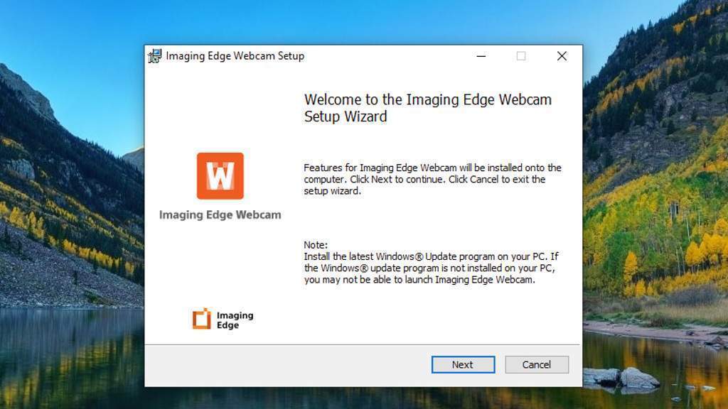 cai dat sony imaging edge webcam