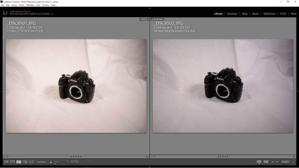 So sánh Nikon AF-S 18-55mm VR II vs Sigma 17-50mm khau do