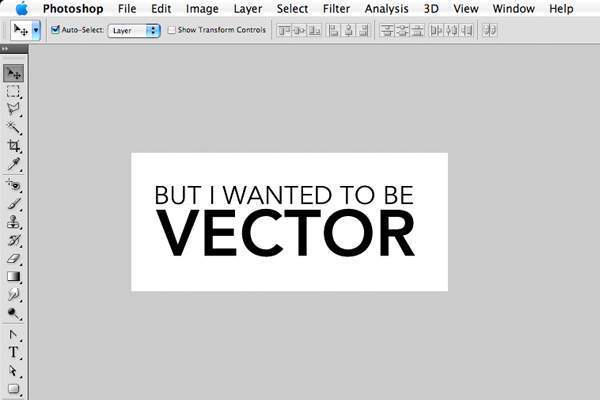 chuyển text thành vector trong photoshop
