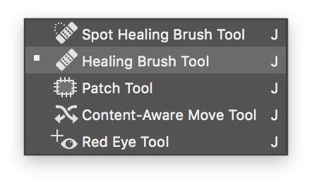 healing brush tool