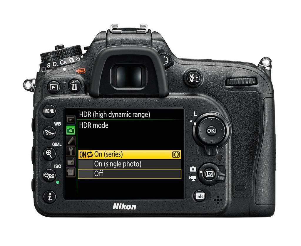 how to setup HDR in Nikon Camera