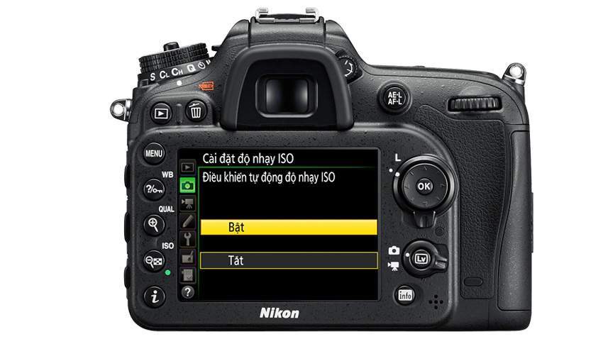 how to use auto iso on nikon d7200