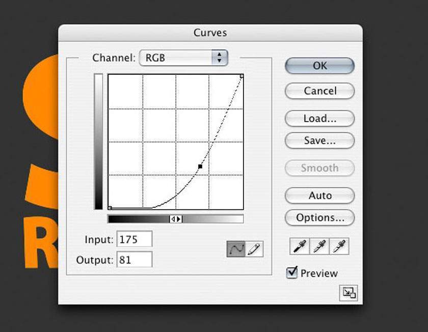 image curves hiệu ứng chữ 3d
