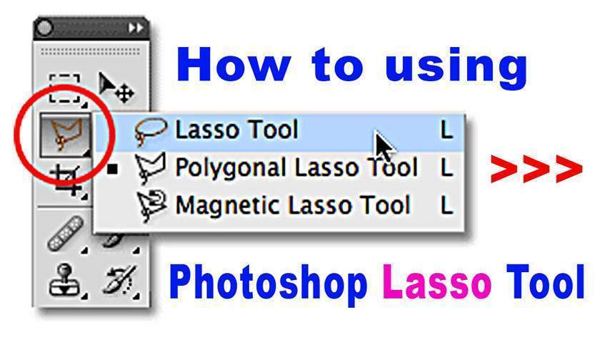 lasso tool trong photoshop