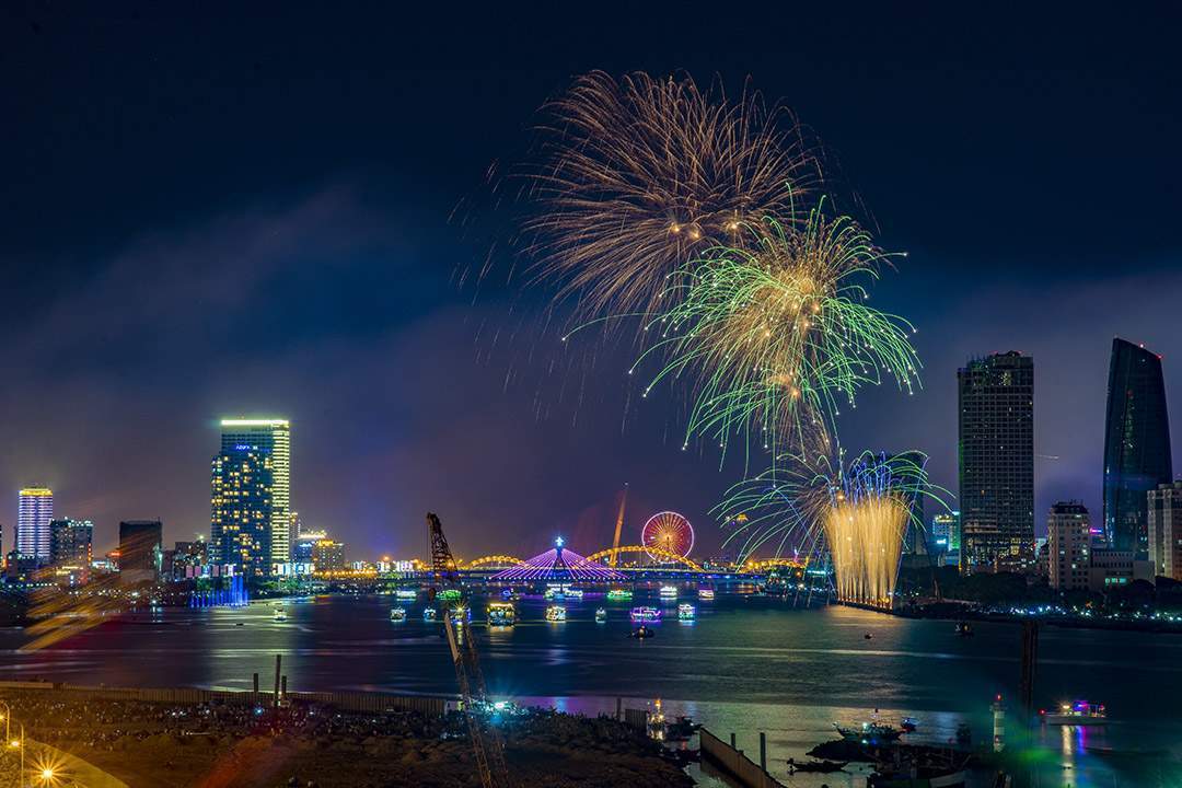 Hình ảnh pháo hoa tại Đà Nẵng đẹp