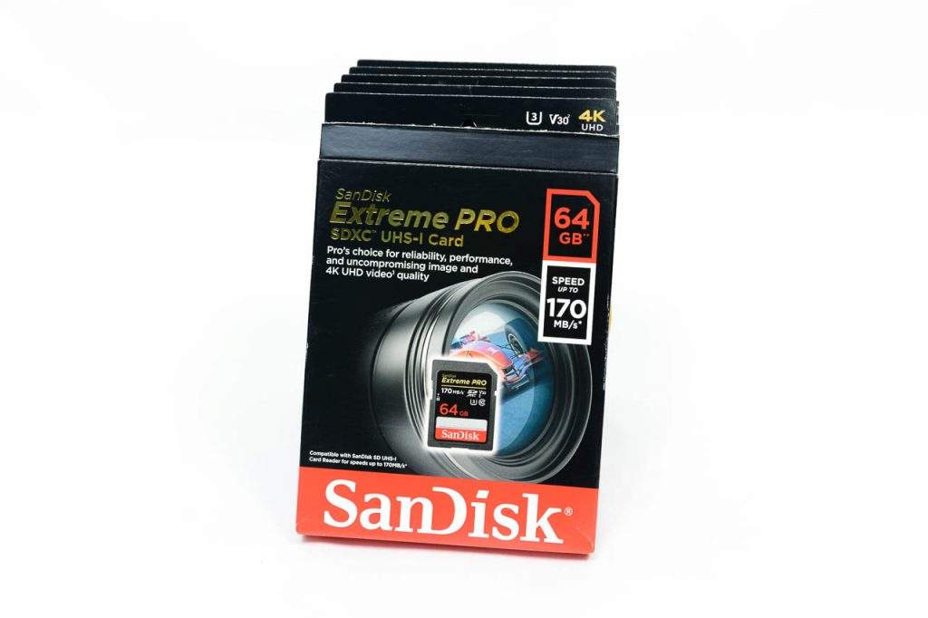 sandisk extreme pro 64 gb 170 mbs