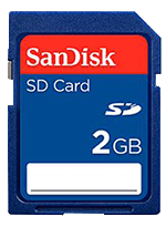 sandisk sd memory 2 GB
