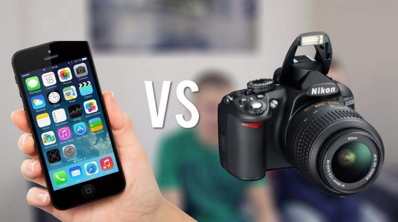 So sánh máy ảnh và điện thoại